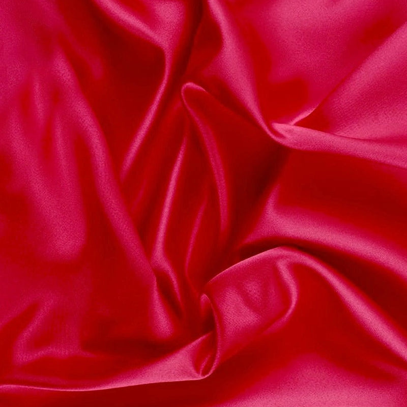 Red Polyester Satin