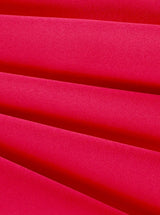 Red Polyester Satin