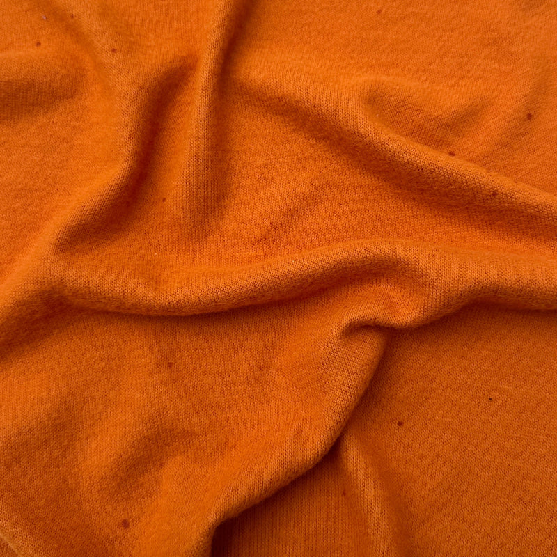Buttery Spandex Faux Cashmere Knit Burnt Orange