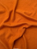 Buttery Spandex Faux Cashmere Knit Burnt Orange