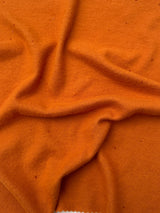 Buttery Spandex Faux Cashmere Knit Burnt Orange
