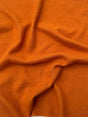 Buttery Spandex Faux Cashmere Knit Burnt Orange