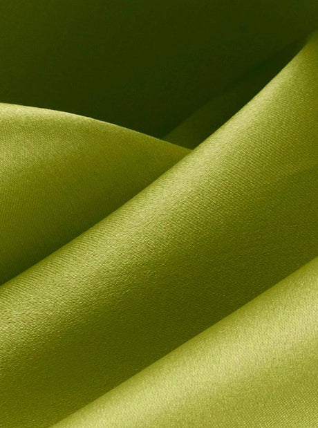 Pesto Green Satin