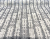 Ellen Degeneres Cap De Pera Cotton Fabric - Smoke Gray, White Stripe, 54" Width (1 Yard)