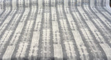 Ellen Degeneres Cap De Pera Cotton Fabric - Smoke Gray, White Stripe, 54" Width (1 Yard)