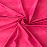 Snakeskin Spandex Fabric Matte Serpente