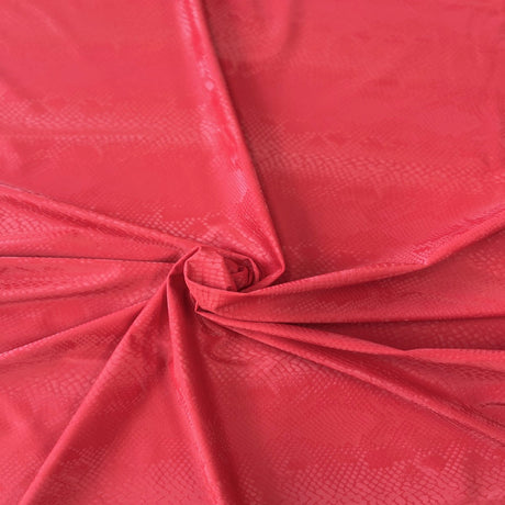 Snakeskin Spandex Fabric Matte Serpente