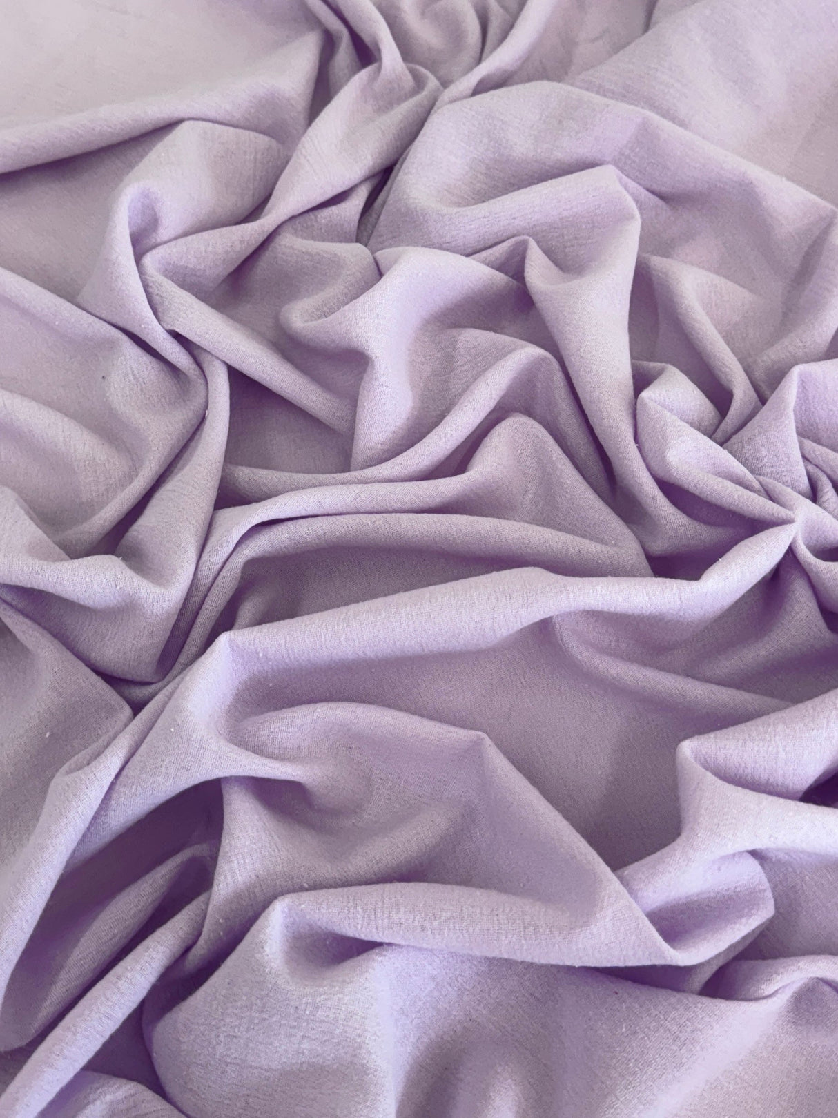Cotton Gauze Lilac Crinkle