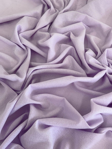 Cotton Gauze Lilac Crinkle