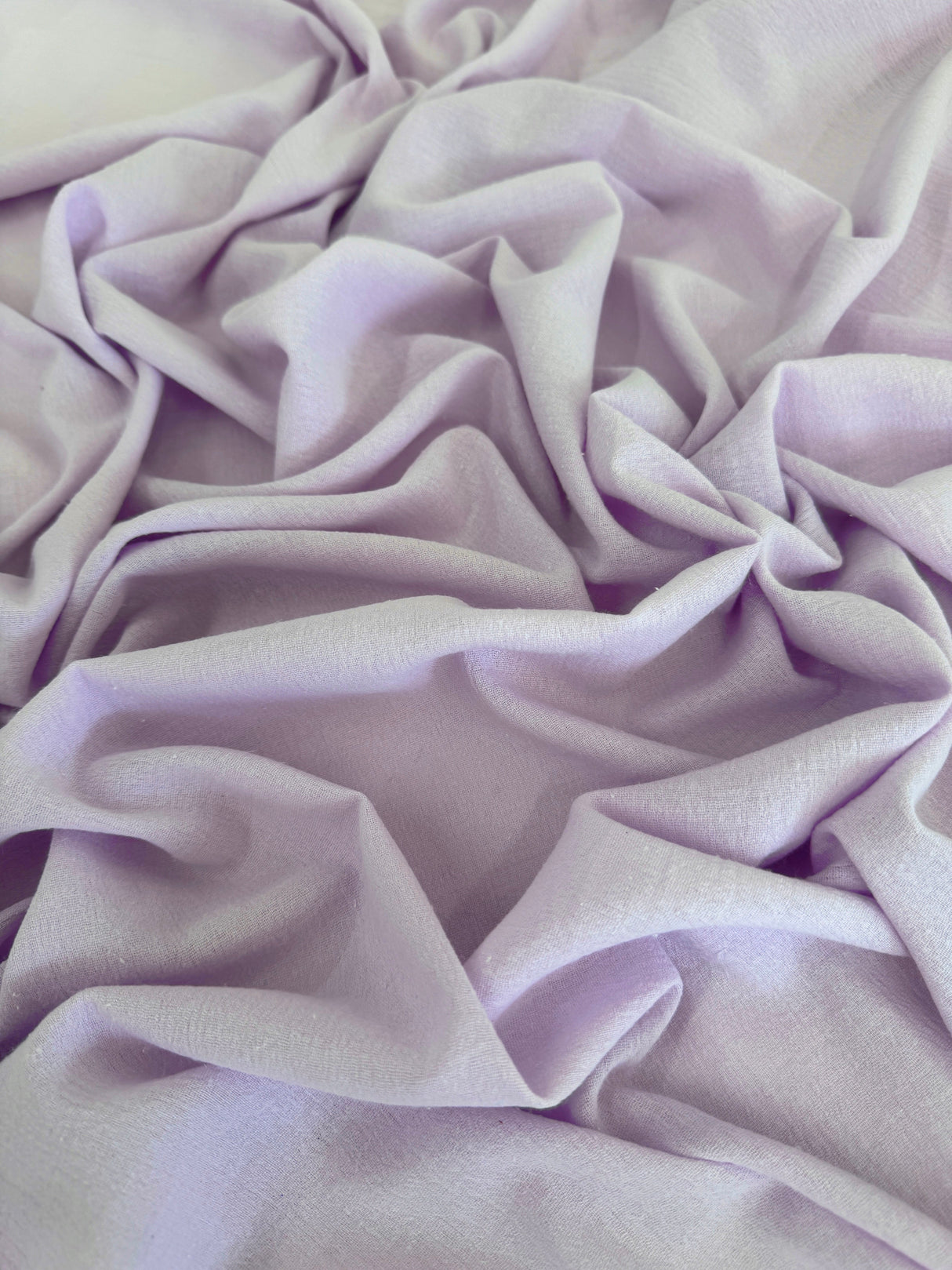 Cotton Gauze Lilac Crinkle
