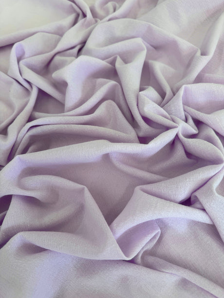 Cotton Gauze Lilac Crinkle