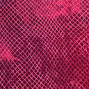 Stretch Velvet Fabric Foiled Diamond Snake 60" Width