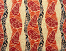 Polyester Glitter Fabric Monstera Tribal Print