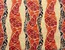 Monstera Tribal Print Polyester Glitter Fabric - Pink, Orange, Yellow, Blue, 36" X 60" (1 Yard)