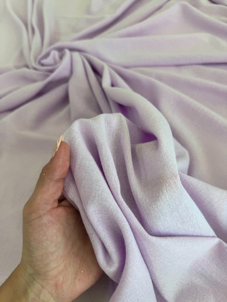 Cotton Gauze Lilac Crinkle
