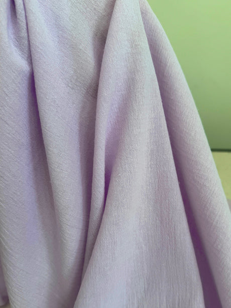 Cotton Gauze Lilac Crinkle