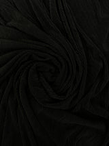 Black Pleated Knit