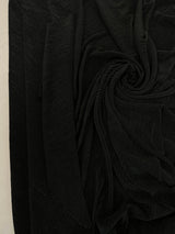 Black Pleated Knit
