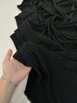 Black Pleated Knit