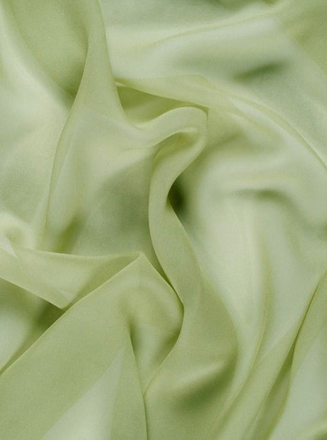 Sheer Sage Green Chiffon