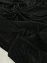 Black Pleated Knit