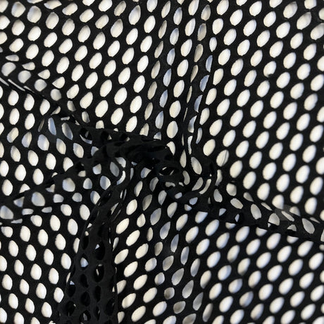 Crochet Fishnet Netting Spandex Fabric - 4-Way Stretch, 58" Width (1 Yard)