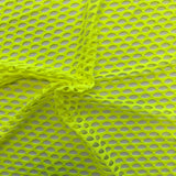 Crochet Fishnet Netting Spandex Fabric - 4-Way Stretch, 58" Width (1 Yard)