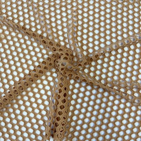 Crochet Fishnet Netting Spandex Fabric - 4-Way Stretch, 58" Width (1 Yard)