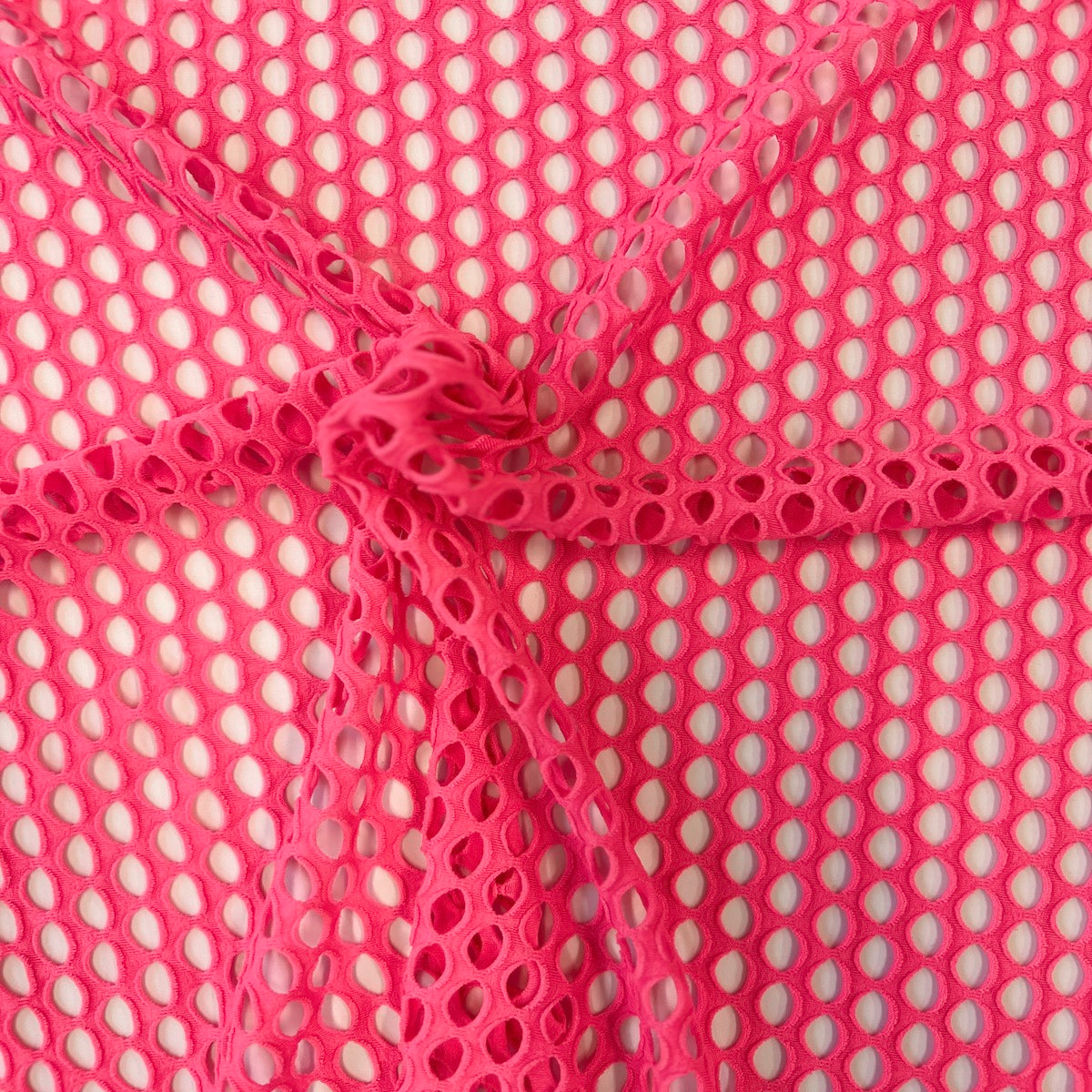 Crochet Fishnet Netting Spandex Fabric - 4-Way Stretch, 58" Width (1 Yard)