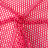 Crochet Fishnet Netting Spandex Fabric - 4-Way Stretch, 58" Width (1 Yard)