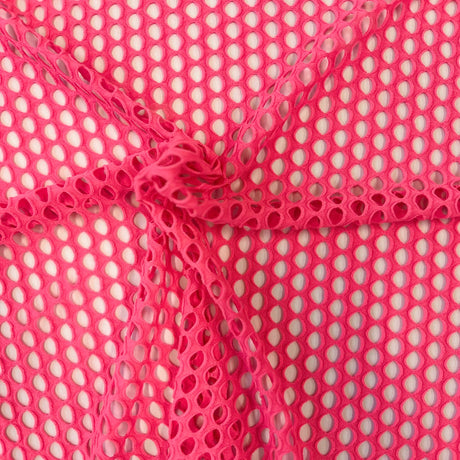 Crochet Fishnet Netting Spandex Fabric - 4-Way Stretch, 58" Width (1 Yard)