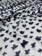 Black 3D Butterfly Lace