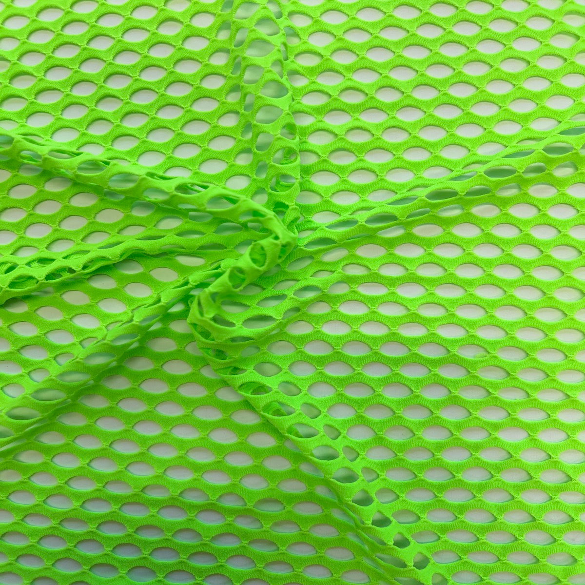 Crochet Fishnet Netting Spandex Fabric - 4-Way Stretch, 58" Width (1 Yard)