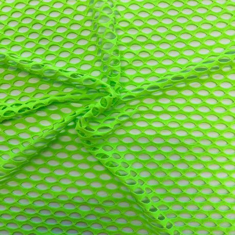 Crochet Fishnet Netting Spandex Fabric - 4-Way Stretch, 58" Width (1 Yard)