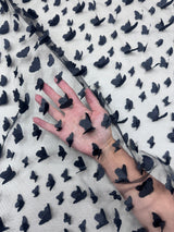 Black 3D Butterfly Lace