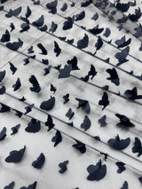 Black 3D Butterfly Lace