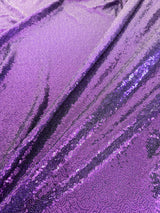 Stretch Sequin Mesh Purple