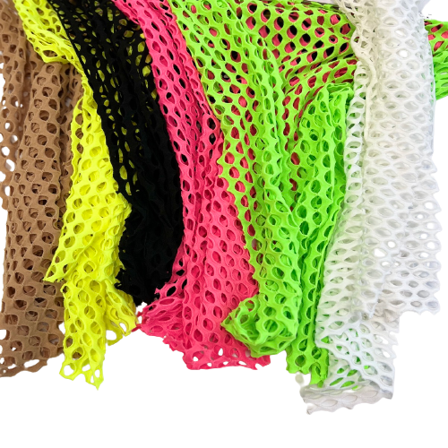 Crochet Fishnet Netting Spandex Fabric - 4-Way Stretch, 58" Width (1 Yard)