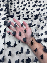 Black 3D Butterfly Lace
