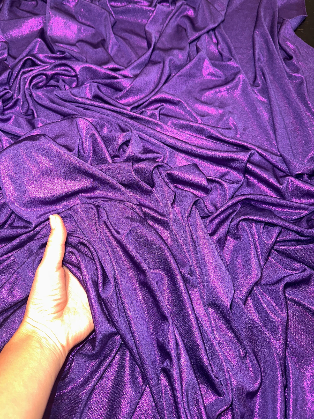 Purple Slinky Foiled Jersey