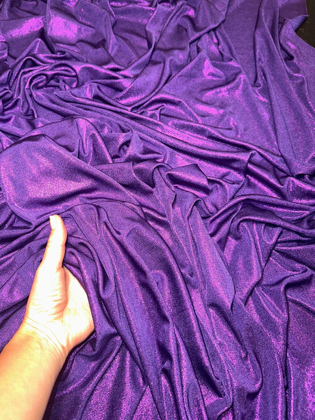 Purple Slinky Foiled Jersey