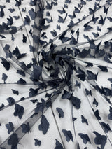Black 3D Butterfly Lace