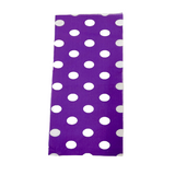Poly Cotton Fabric Big Polka Dot Print