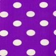 Poly Cotton Fabric Big Polka Dot Print