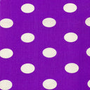 Poly Cotton Fabric Big Polka Dot Print