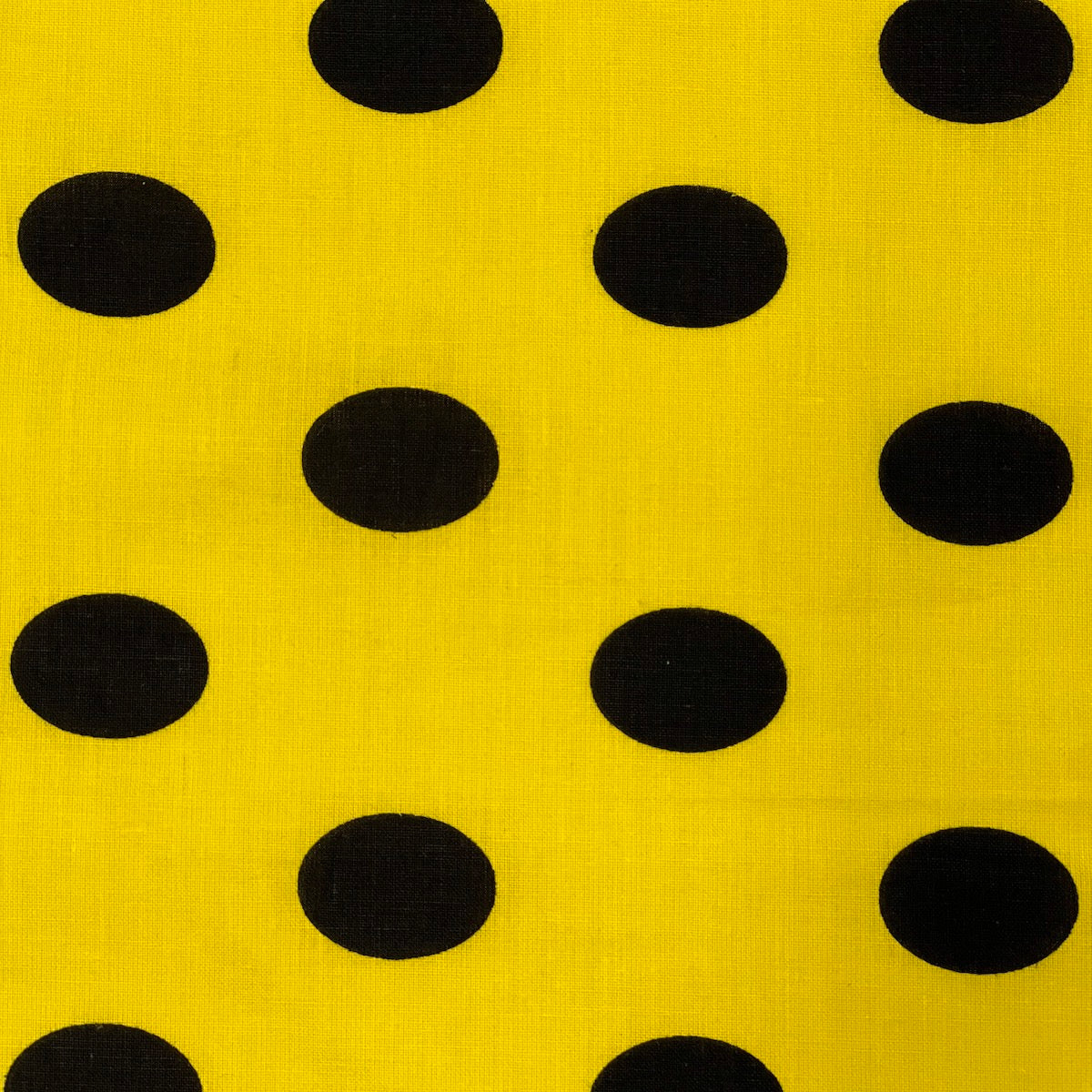 Big Polka Dot Printed Poly Cotton Fabric - 65% Cotton 35% Polyester, 1" Polka Dots, 59" Width (1 Yard)