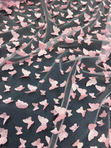 3D Butterfly Lace in Blush Pink