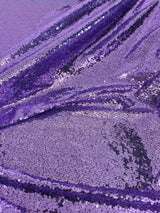 Stretch Sequin on Mesh Lavender