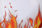 Flame Print Polyester Spandex Fabric - Flame Print, 58/60" Width (1 Yard)