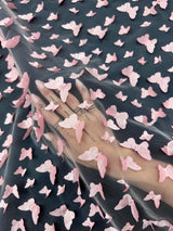 3D Butterfly Lace in Blush Pink